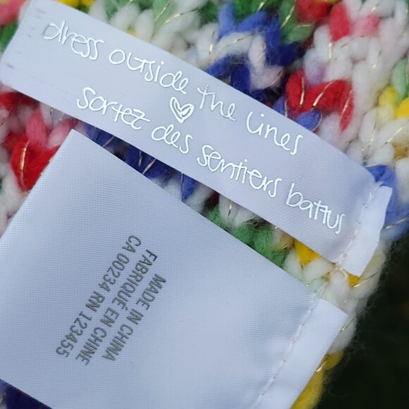 Hudson's Bay Company HBC x Color Me Courtney Retro COLOUR Explosion Scarf ๐โค๏ธ๐ - Picture 4 of 8